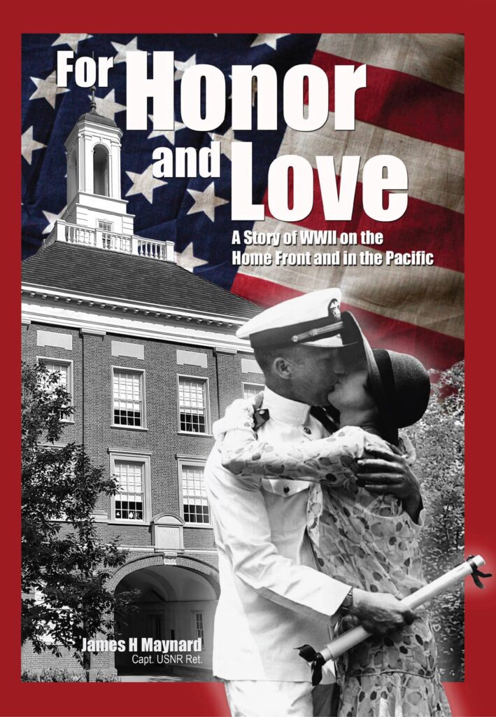 Book cover for "For Honor and Love" by James Maynard