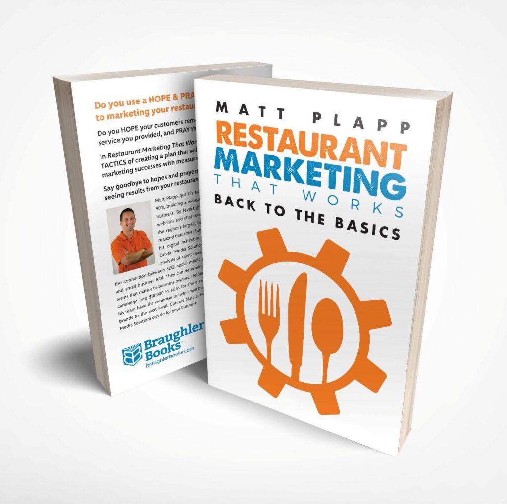 Book cover for "Restaurant Marketing That Works" by Matt Plapp
